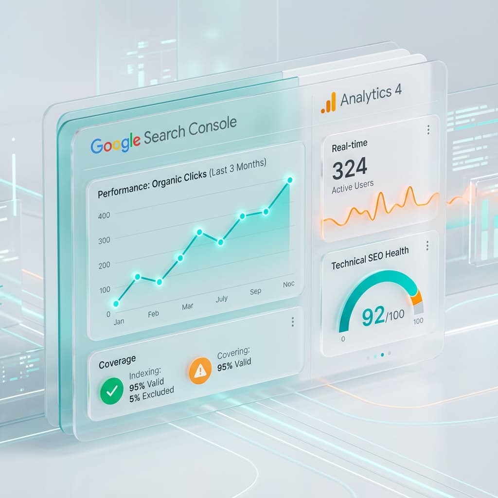 Advanced Google Search Console & Analytics Dashboard